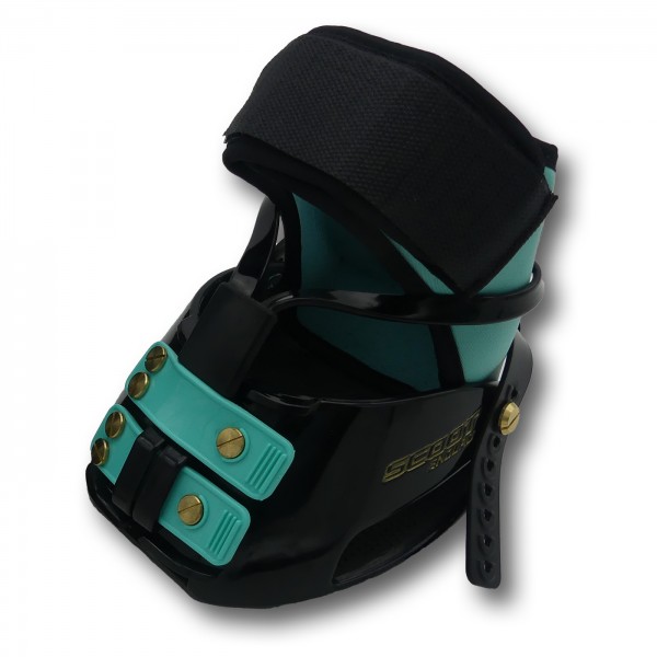 Scootboot Enduro Multipurpose Gamasche von schräg oben betrachtet (mint)