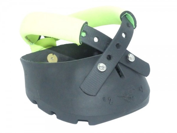 Glove Hufschuh mit GG's Softystraps Neongelb