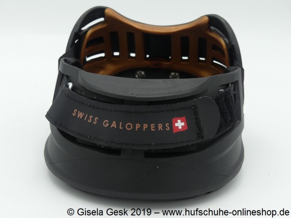 Testhufschuh Swiss Galoppers mit langem Ballenhalter